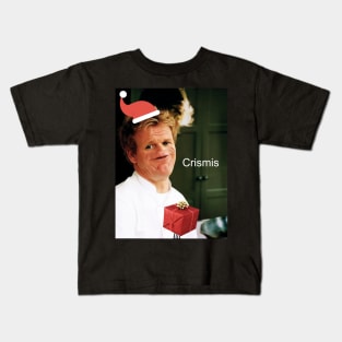 Gordon Ramsay Crismis Christmas Sosig Kids T-Shirt